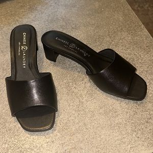 Chinese laundry slip on sandals